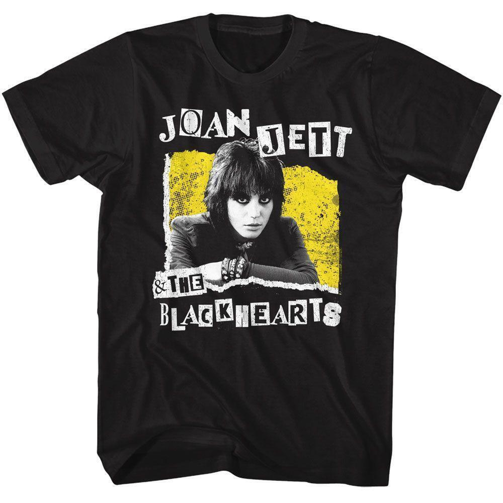 Joan Jett Cutout Style Black T Shirt